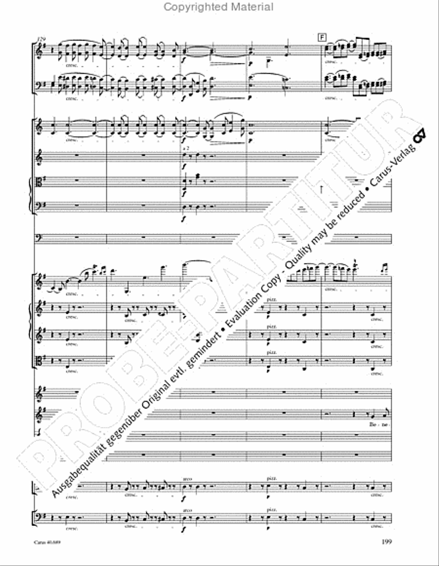 Missa solemnis Missa solemnis 4-Part scores gallery preview page 215