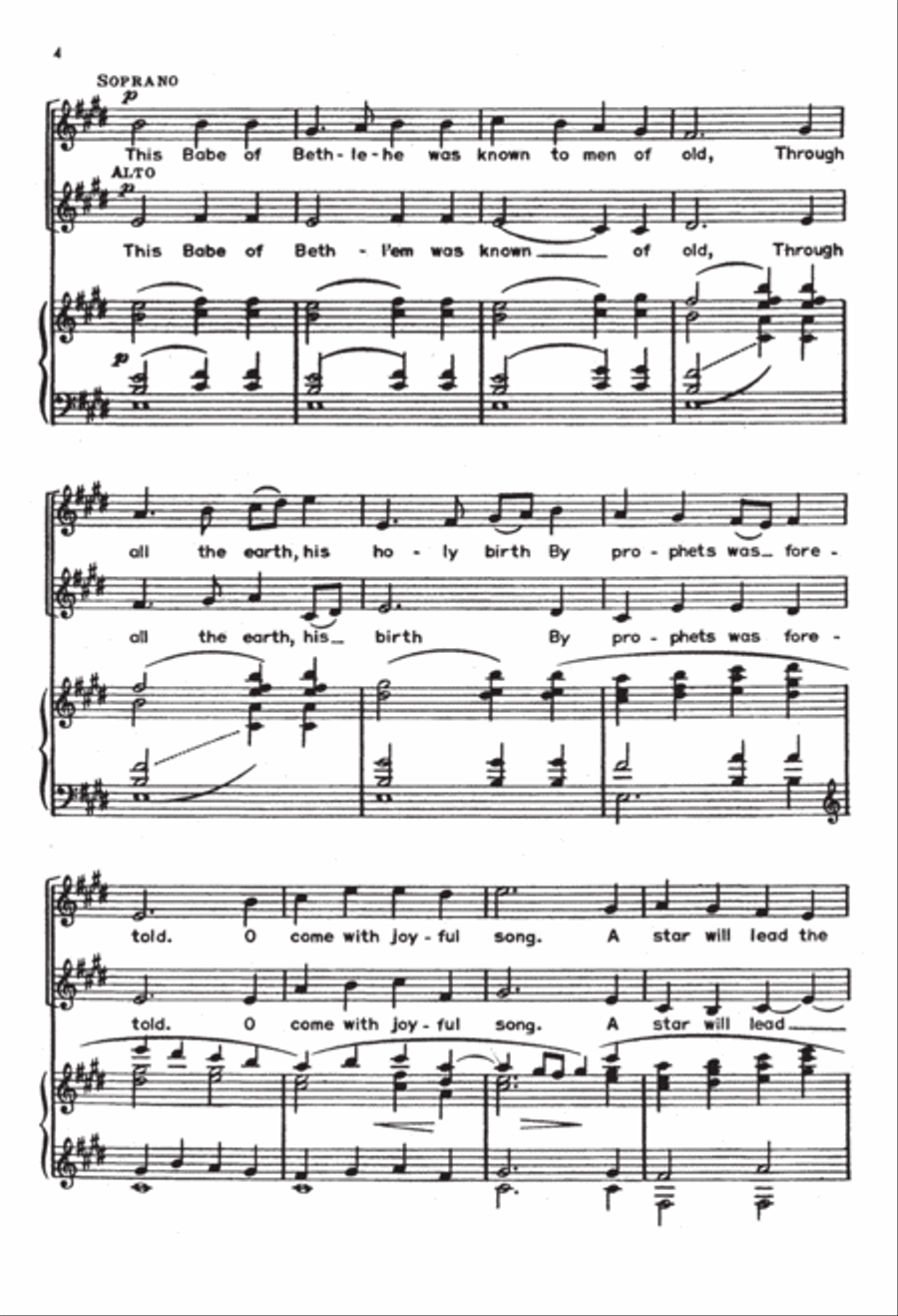 Come Ye to Bethlehem Come Ye to Bethlehem SA scores gallery preview page 3