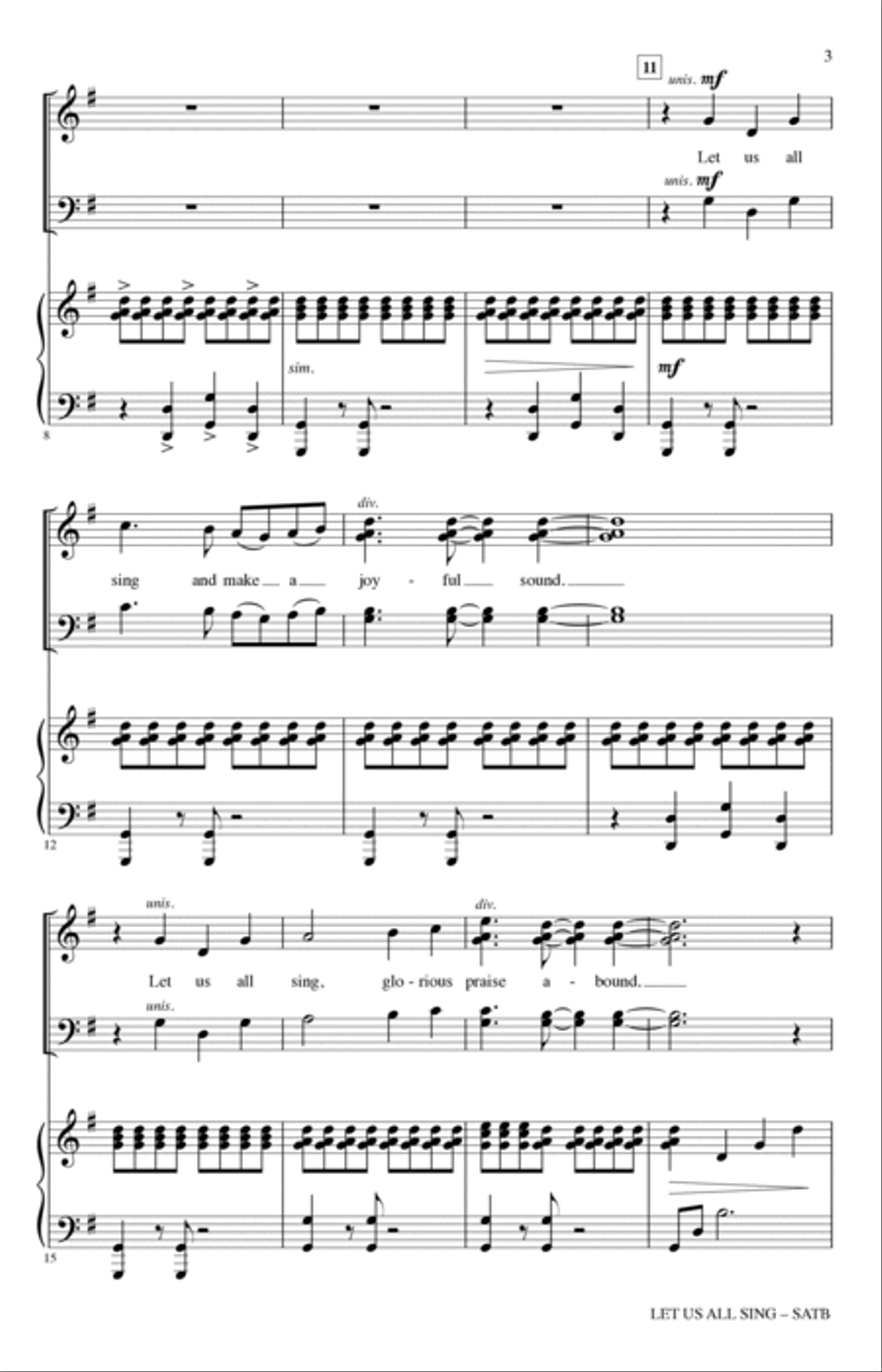 Let Us All Sing 4-Part scores gallery preview page 2