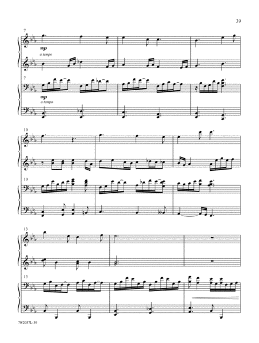 Everlasting Arms Everlasting Arms Piano Duet scores gallery preview page 19