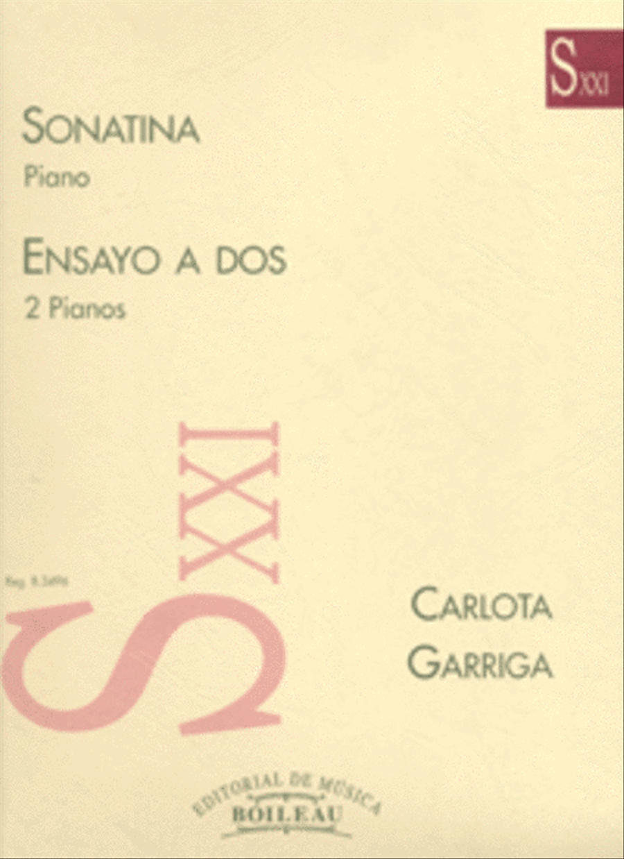 Sonatina / Ensayo A Dos Piano scores gallery preview page 1