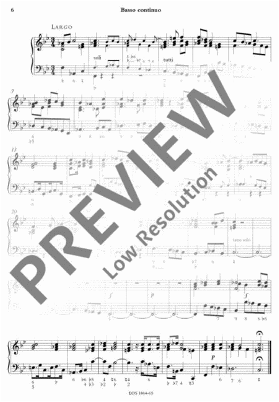 Concerto Grosso Concerto Grosso Basso Continuo scores gallery preview page 6