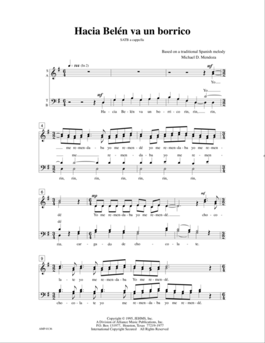 Hacia Belen va un borrico 4-Part scores gallery preview page 5