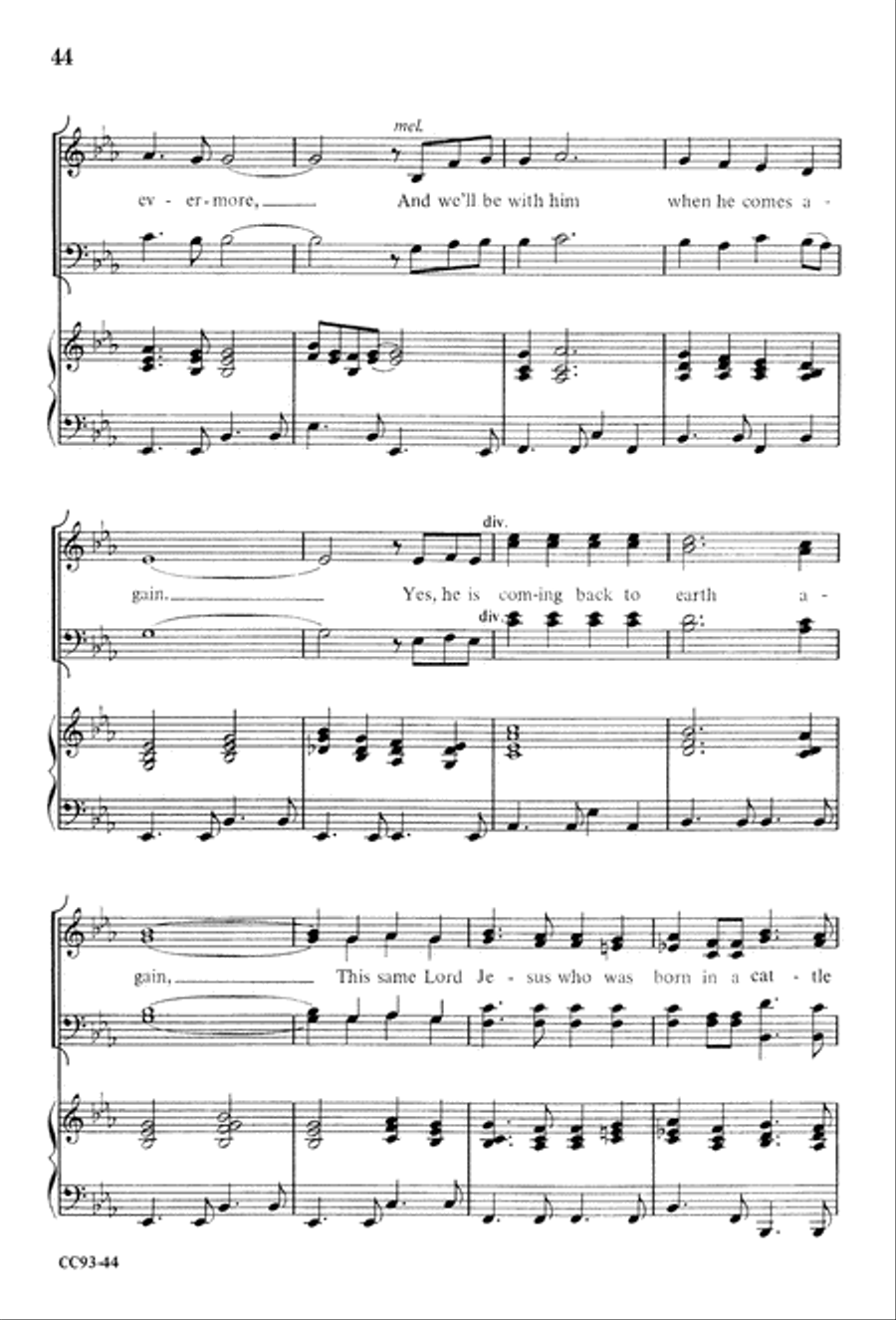 Jesus Is Born Jesus Is Born 4-Part scores gallery preview page 46