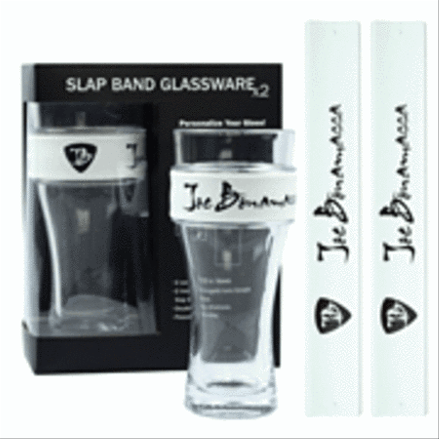Joe Bonamassa 2-Pack Slap Band Pint Size Glassware School and Community scores gallery preview page 1