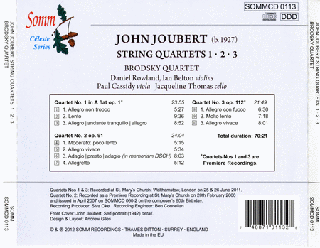 String Quartets 1, 2 & 3