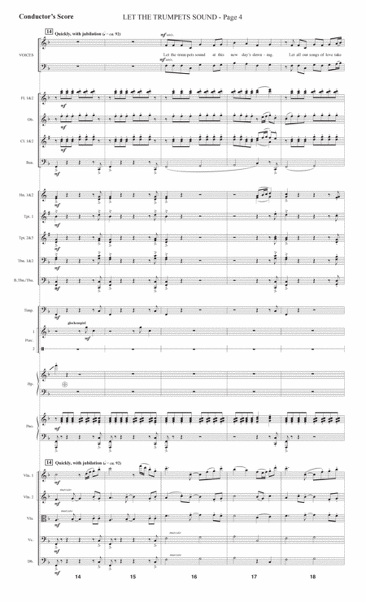 Let The Trumpets Sound - Full Score