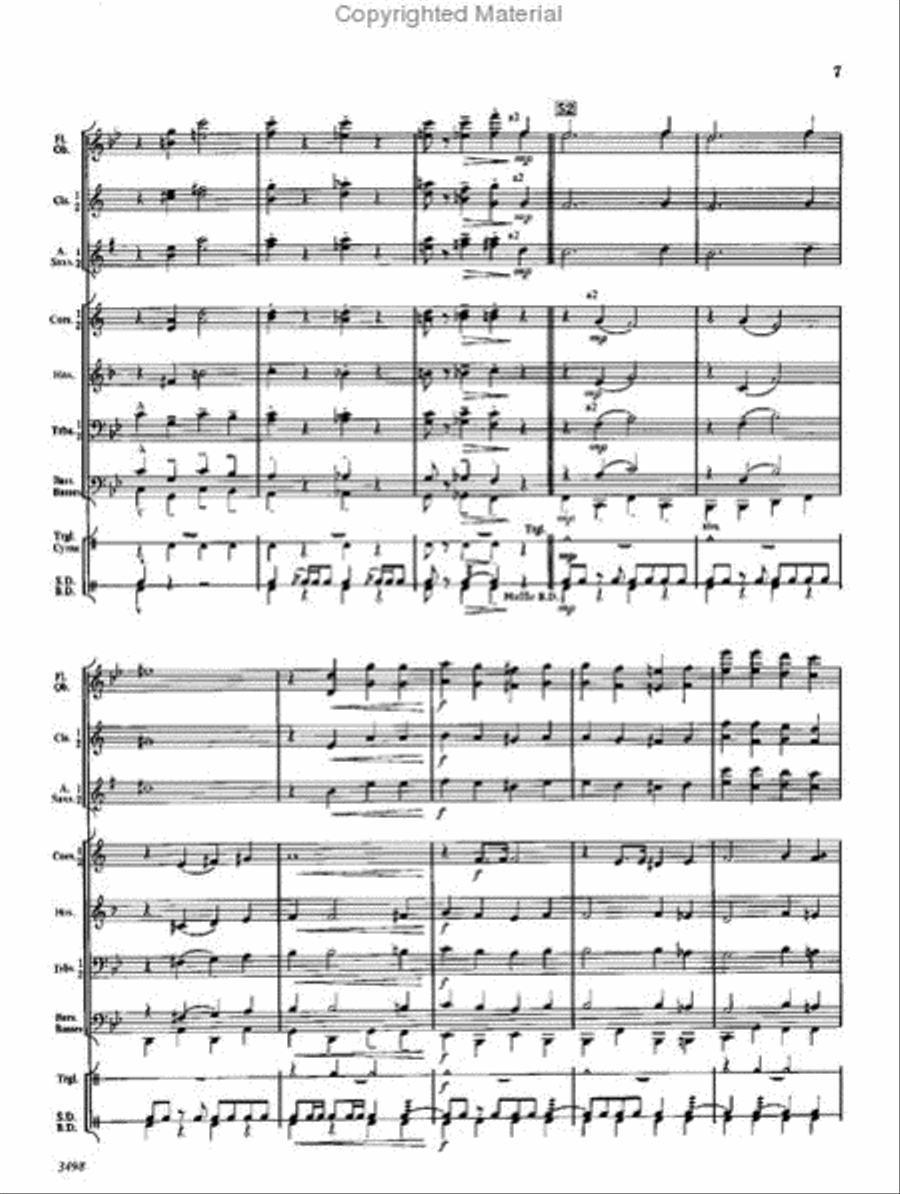 Eastern Seaboard Concert Band scores gallery preview page 7