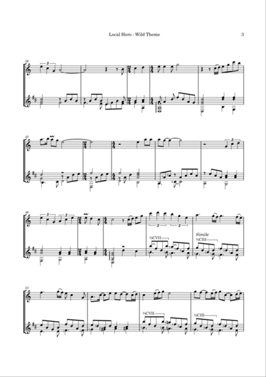 Local Hero - Wild Theme Alto Saxophone scores gallery preview page 6