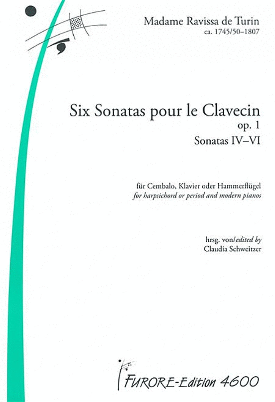 Six Sonatas pour le Clavecin op. 1 Sonaten IV-VI Harpsichord scores gallery preview page 1