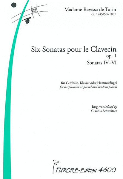 Six Sonatas pour le Clavecin op. 1 Sonaten IV-VI