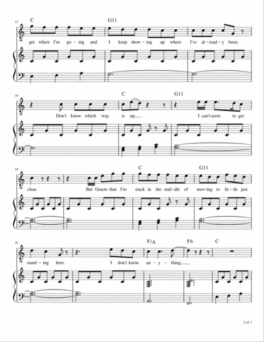I Don't Know Anything Voice scores gallery preview page 3
