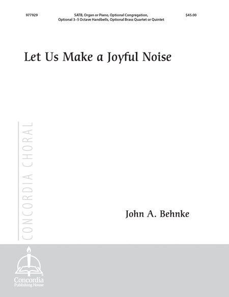 Let Us Make a Joyful Noise (Full Score) image number null