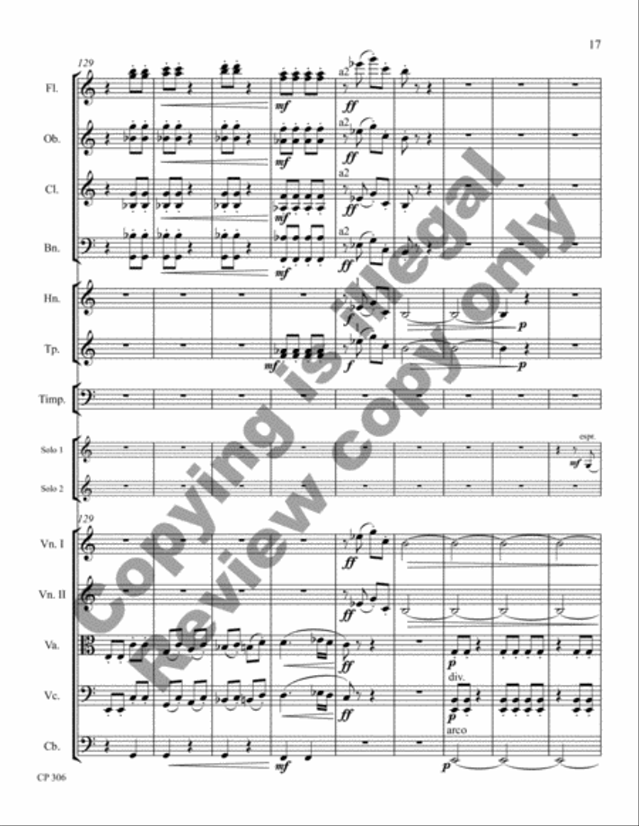 Little Suite Full Orchestra scores gallery preview page 97
