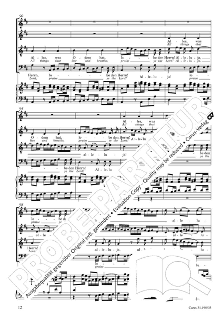 Sing to the Lord a new song (Singet dem Herrn ein neues Lied) ATB scores gallery preview page 13
