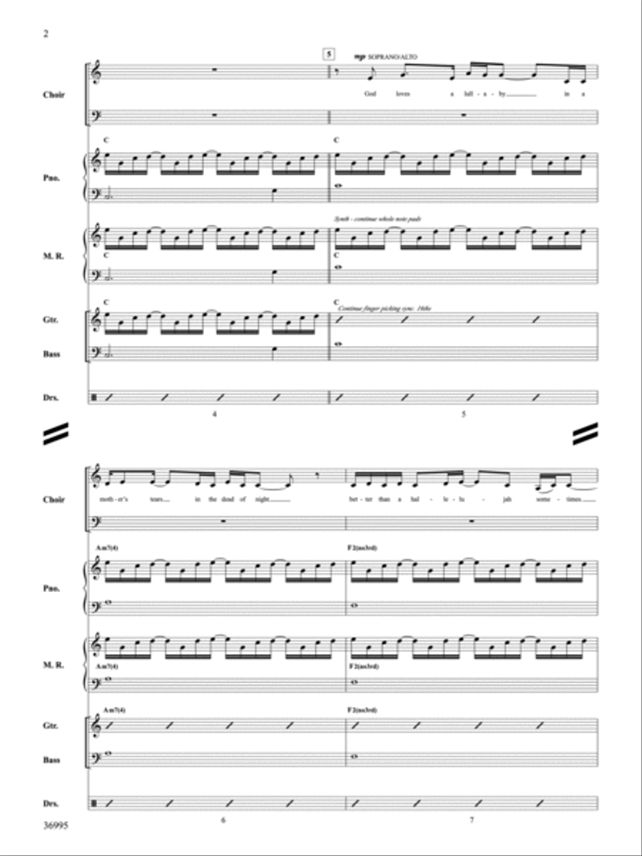 Better Than a Hallelujah Choir scores gallery preview page 3