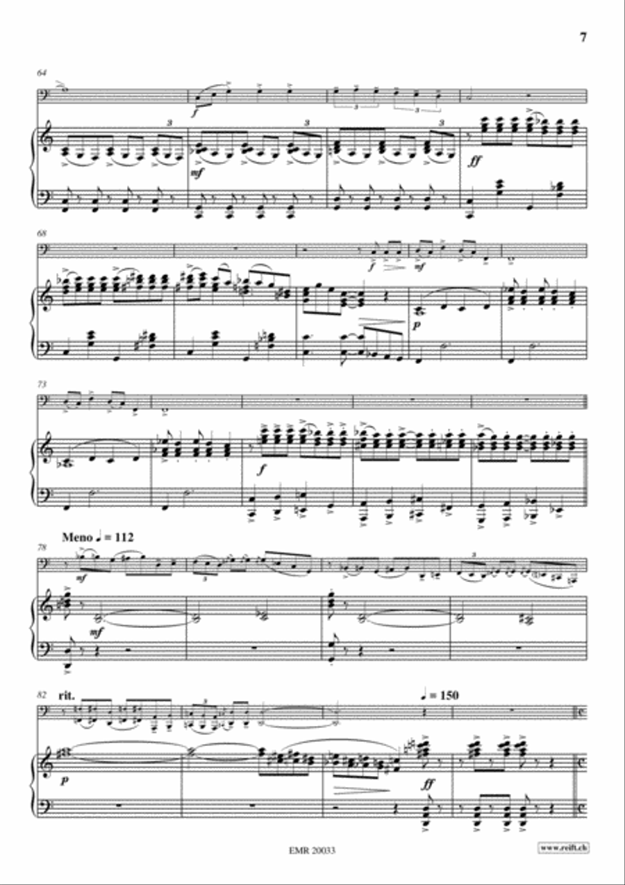 Rhapsody In Blue Bass Trombone scores gallery preview page 7