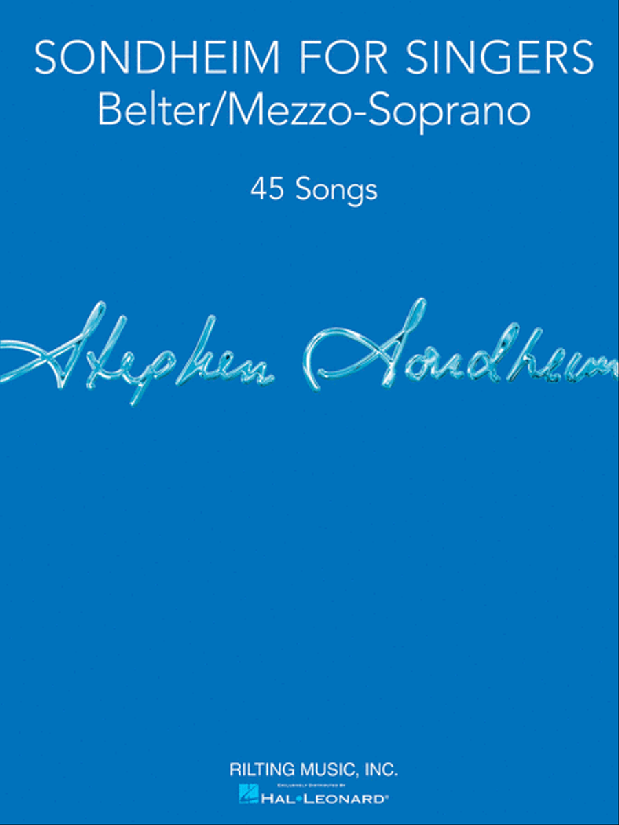Sondheim for Singers Mezzo-Soprano Voice scores gallery preview page 1