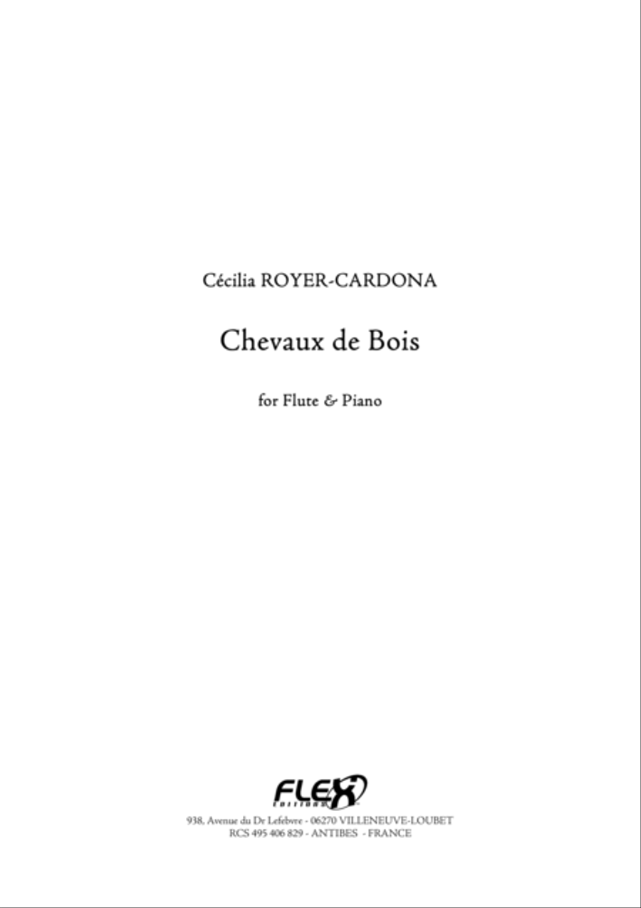 Chevaux de Bois Flute Solo scores gallery preview page 1