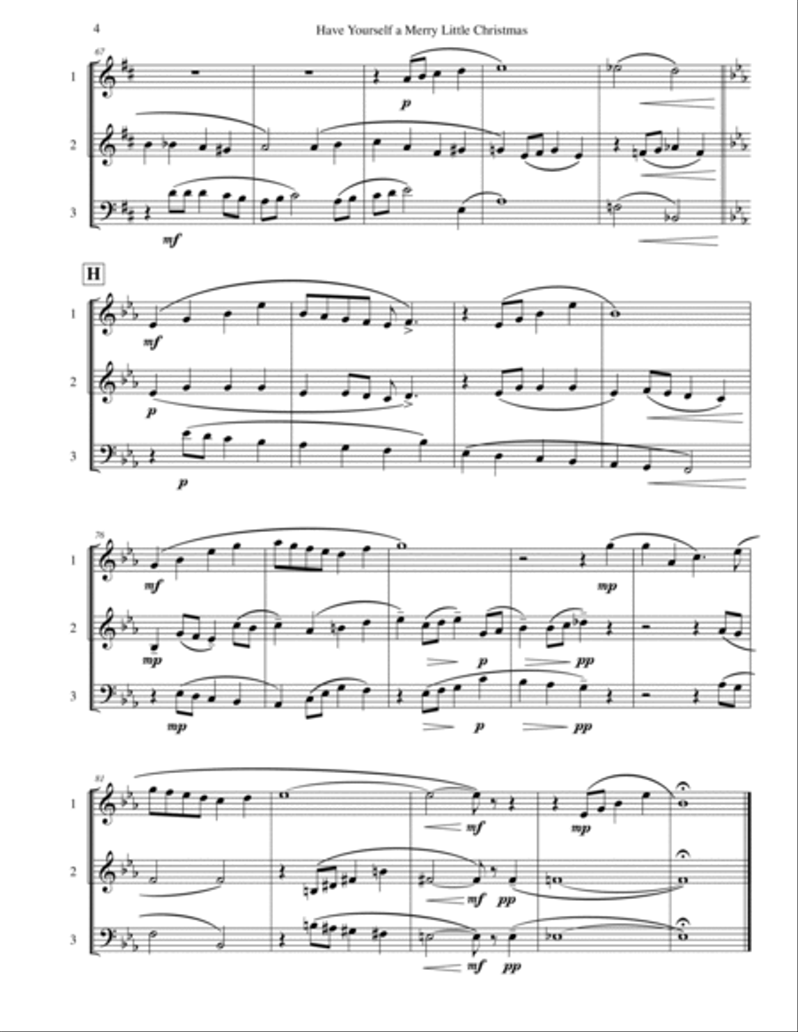 Have Yourself A Merry Little Christmas Viola scores gallery preview page 5