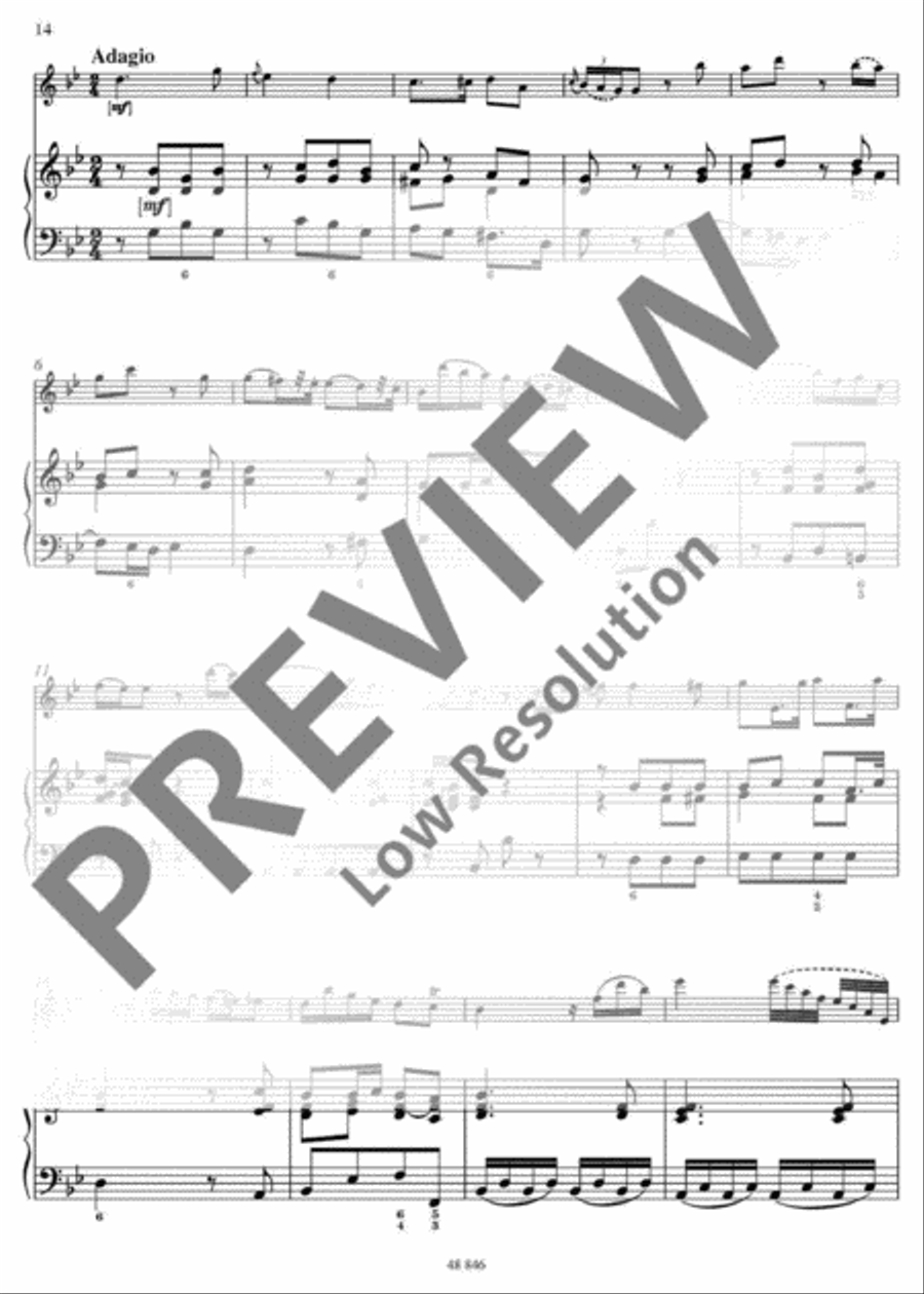 Sonata G major Sonata G major Flute scores gallery preview page 15