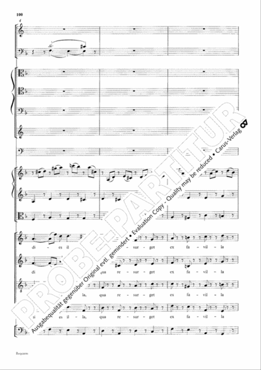 Requiem Requiem 4-Part scores gallery preview page 107