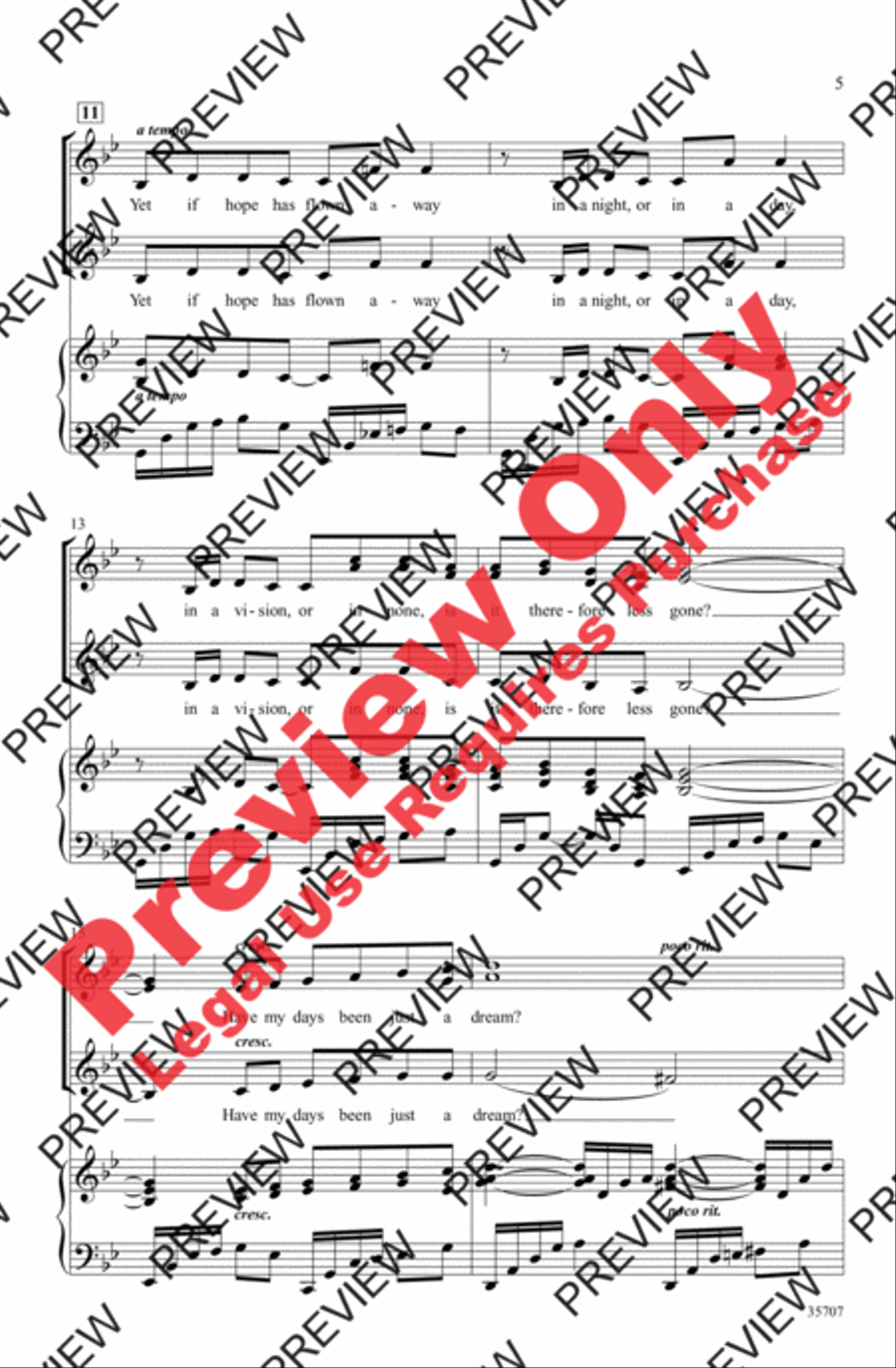 A Dream Within a Dream A Dream Within a Dream Women's Choir scores gallery preview page 5