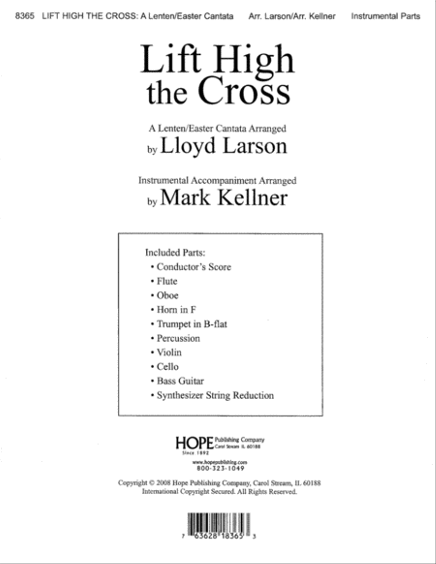 Lift High the Cross Flute scores gallery preview page 1