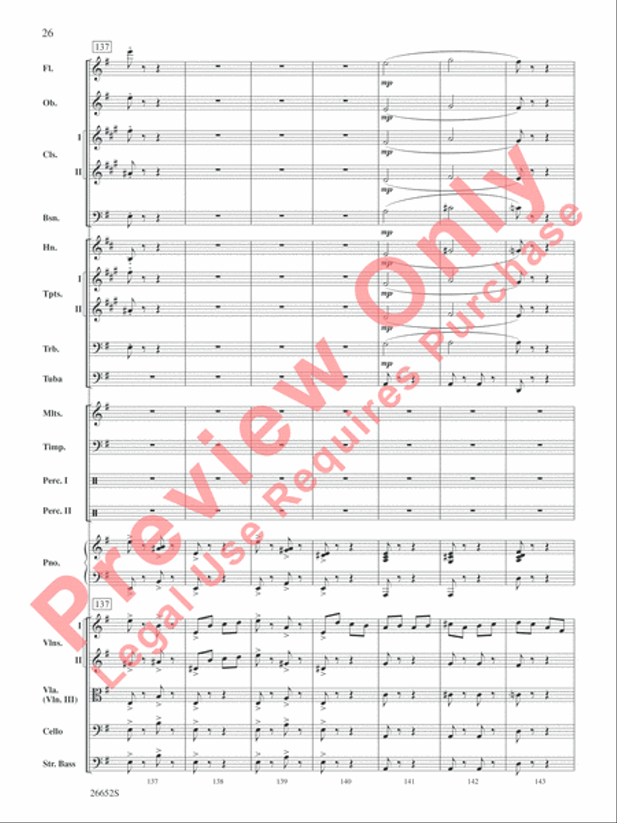 Leroy Anderson Favorites Leroy Anderson Favorites Full Orchestra scores gallery preview page 27