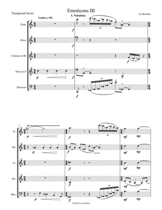 Emoticons III for Wind Quintet