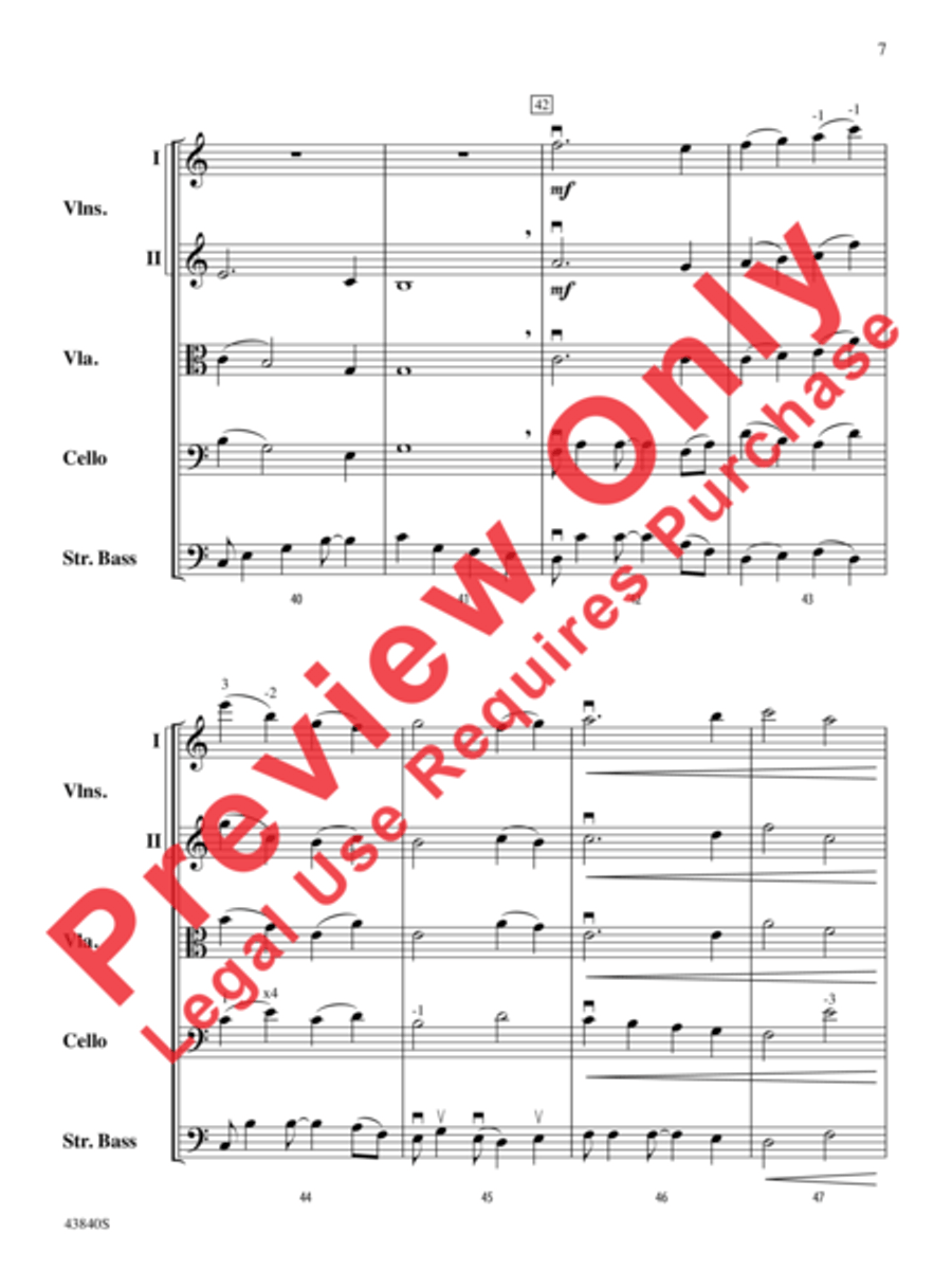 Mystère Mystère String Orchestra scores gallery preview page 8