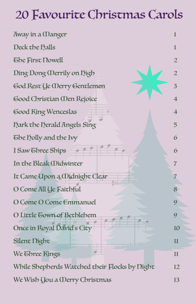 20 Favourite Christmas Carols for Violin and Cello Duet image number null