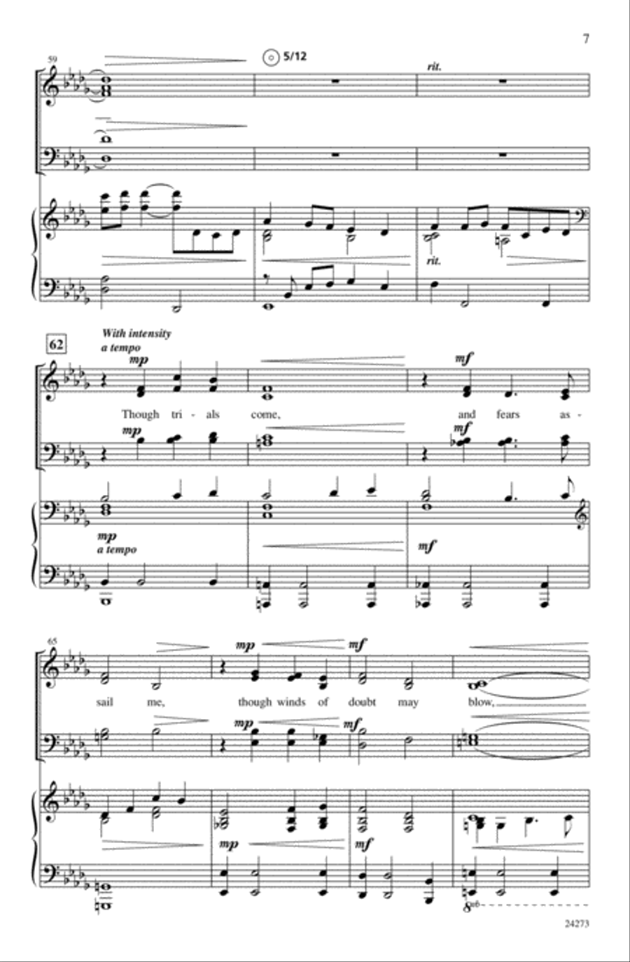 New Every Morning New Every Morning 4-Part scores gallery preview page 6