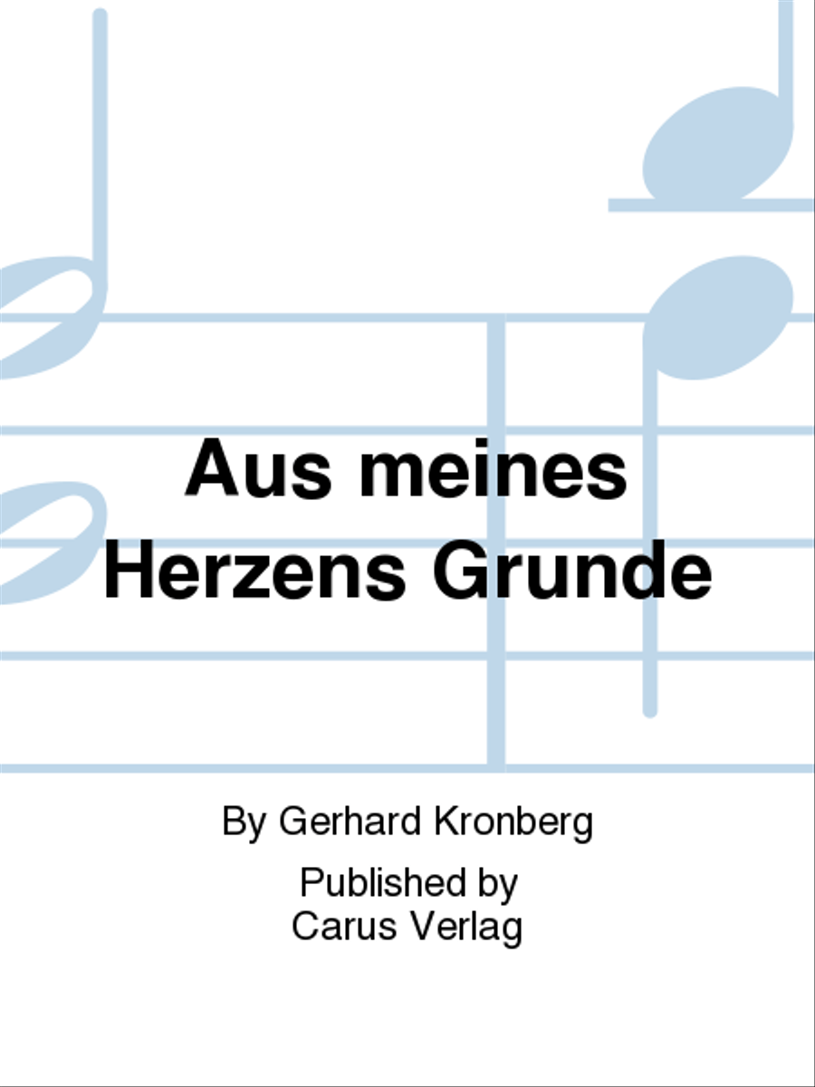 Aus meines Herzens Grunde SSA scores gallery preview page 1