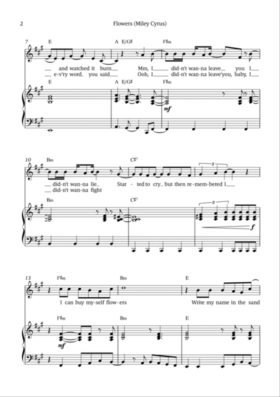 Flowers Voice scores gallery preview page 2