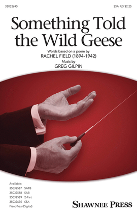 Book cover for Something Told the Wild Geese