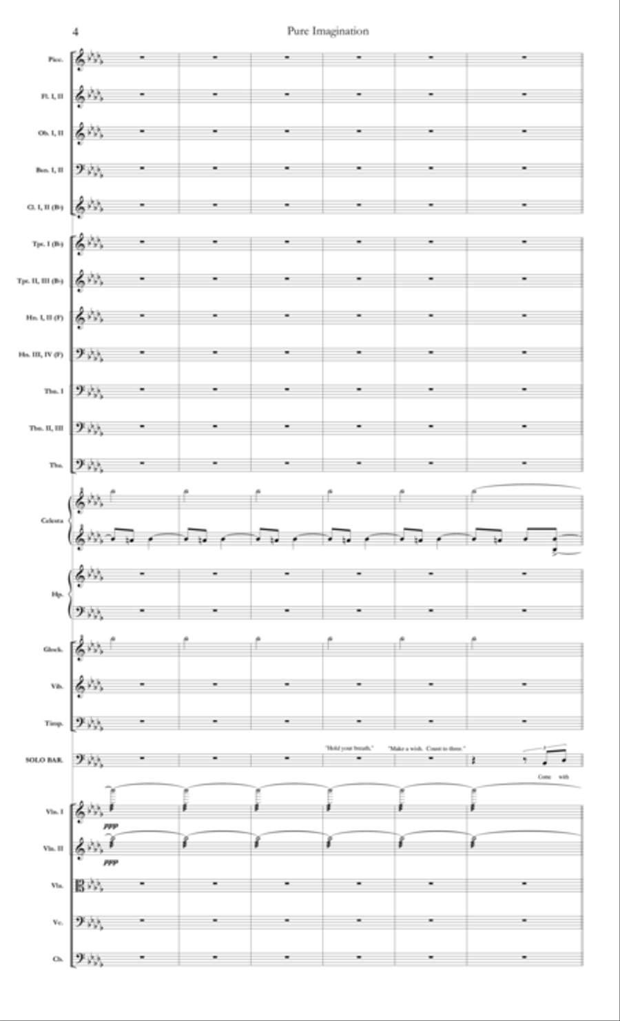 Pure Imagination Full Orchestra scores gallery preview page 4