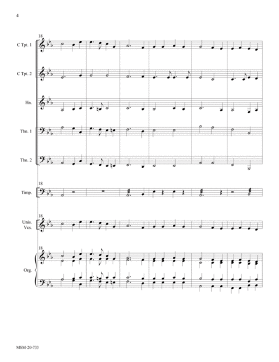 Aurelia Unison Choir scores gallery preview page 4