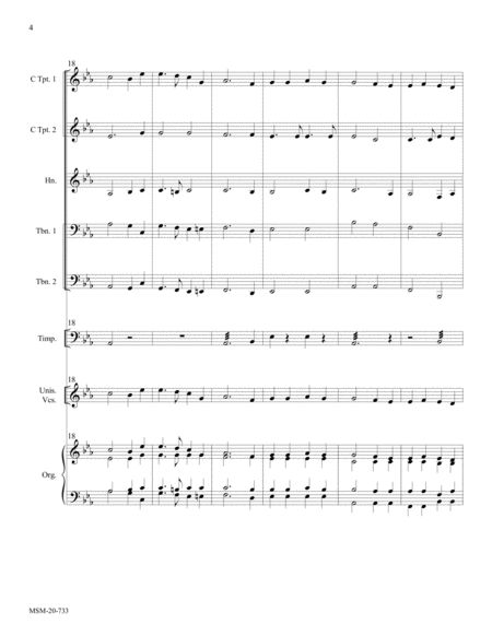 Aurelia A Congregational Hymn Setting for Brass