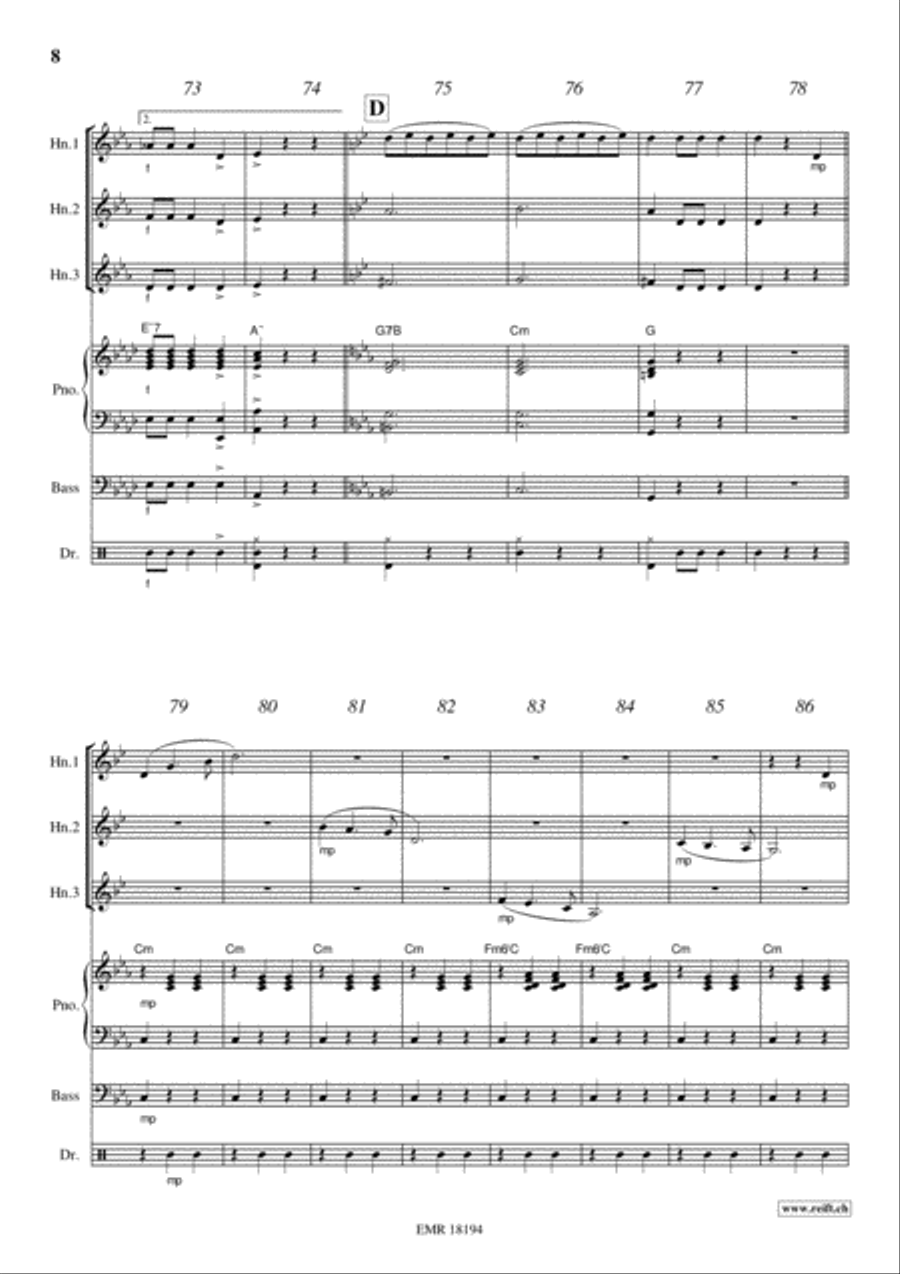 Donauwellen Horn scores gallery preview page 8
