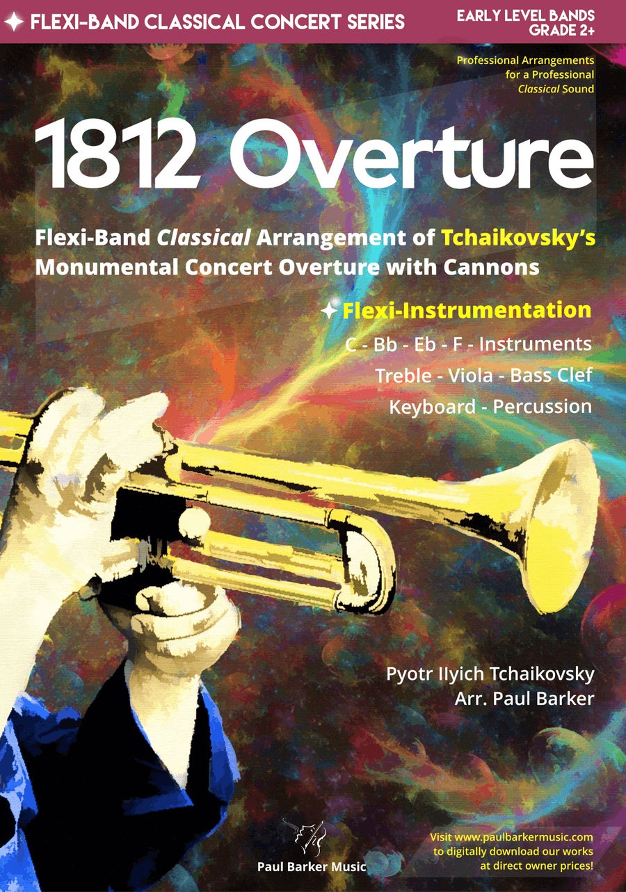 1812 Overture (Flexible Instrumentation) Concert Band scores gallery preview page 1