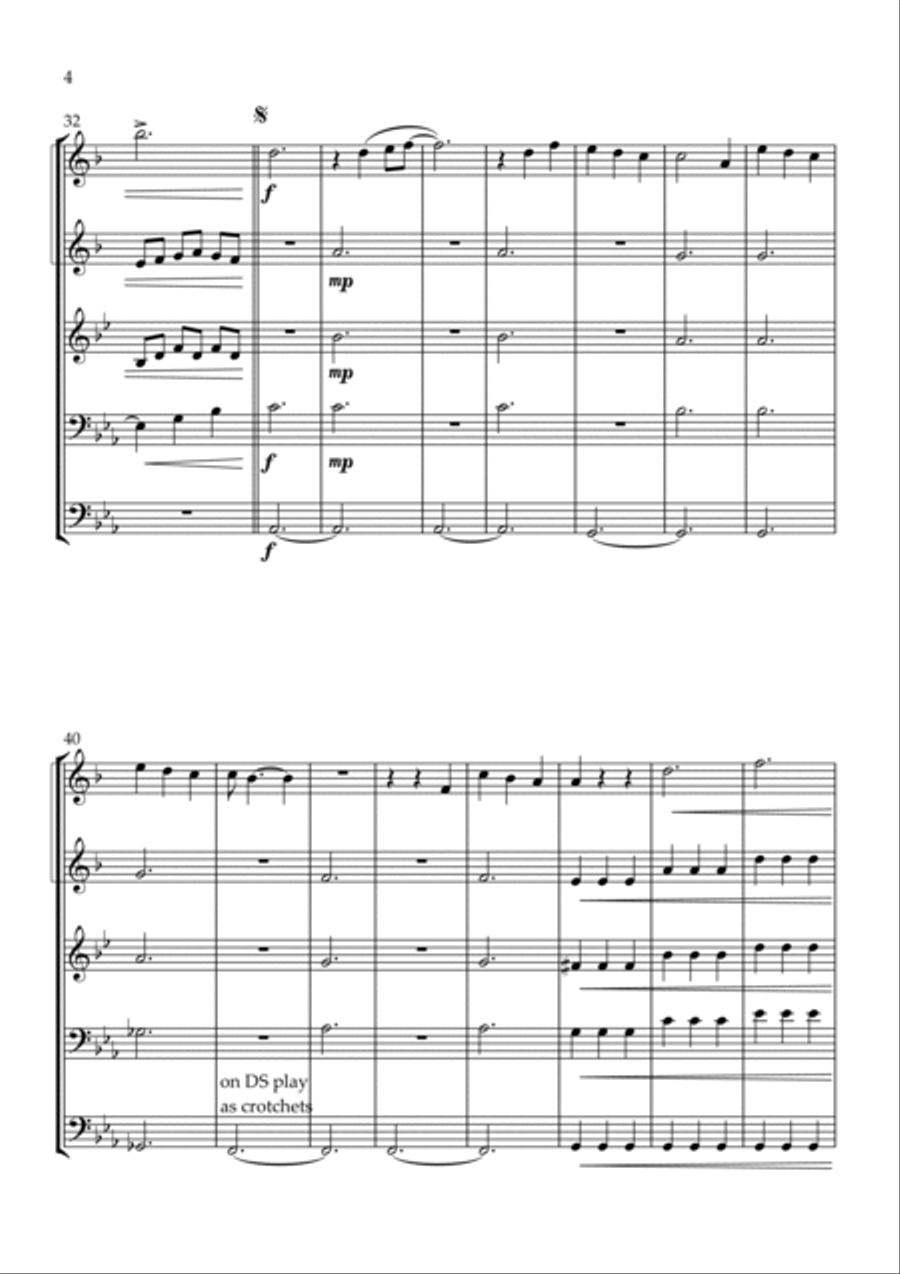 Golden Hour Golden Hour Brass Quintet scores gallery preview page 4
