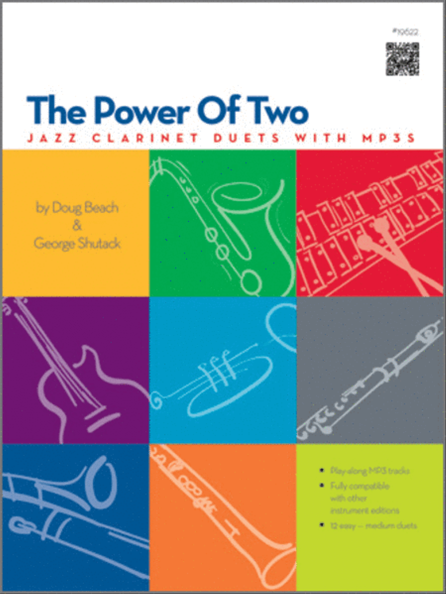 Power Of Two, The - Jazz Clarinet Duets with MP3s Clarinet Duet scores gallery preview page 1