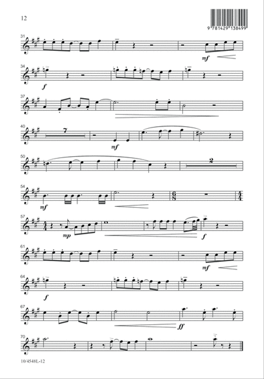 Serve the Lord with Joy 4-Part scores gallery preview page 13