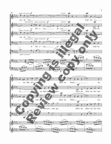 The Nativity of Our Lord (Choral Score) image number null