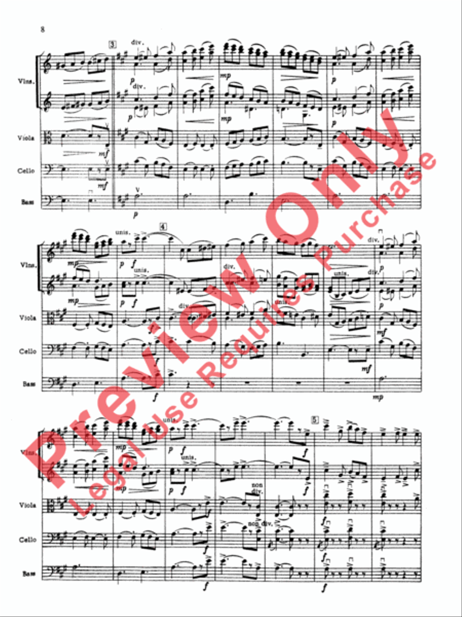 Suite of Carols String Orchestra scores gallery preview page 9