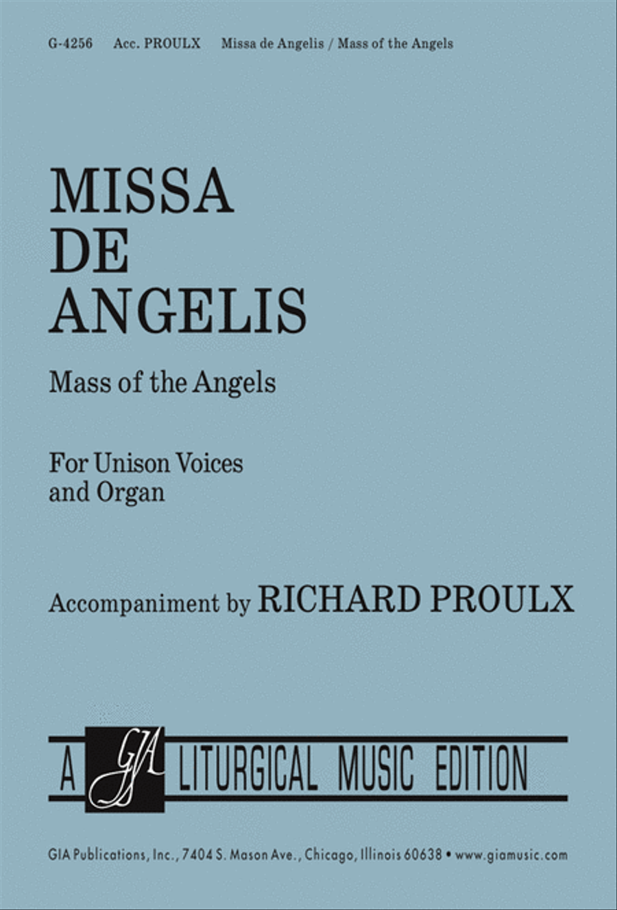 Missa de Angelis / Mass of the Angels - Assembly edition Unison Choir scores gallery preview page 1