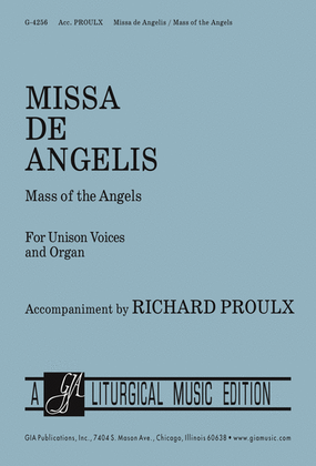 Book cover for Missa de Angelis / Mass of the Angels - Assembly edition