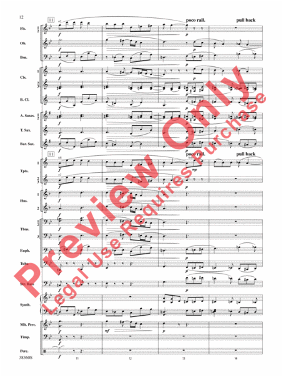 Tonadillas Suite Concert Band scores gallery preview page 13