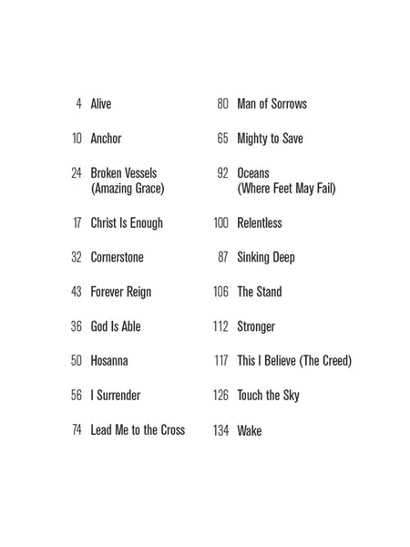 Hillsong Modern Worship Hits by Various Piano, Vocal, Guitar - Sheet Music